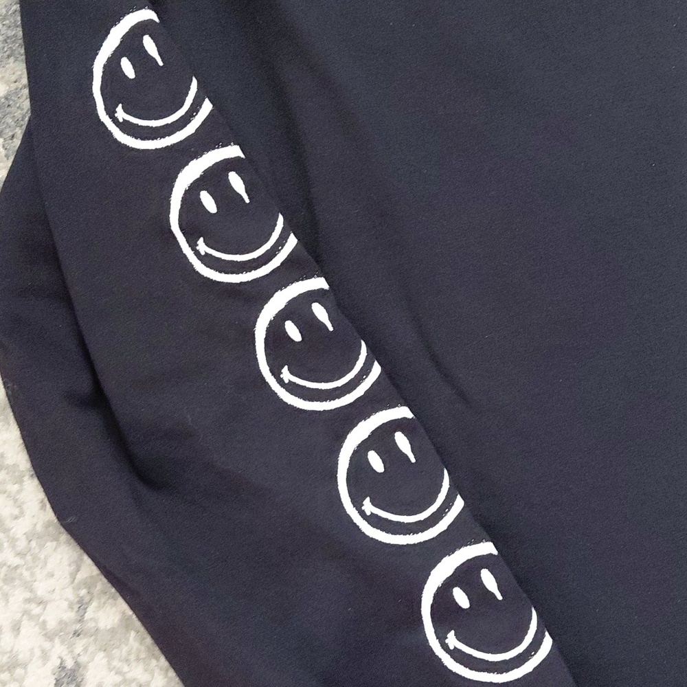 Black Graphic Long Sleeve Shirt - Picture 4 of 8